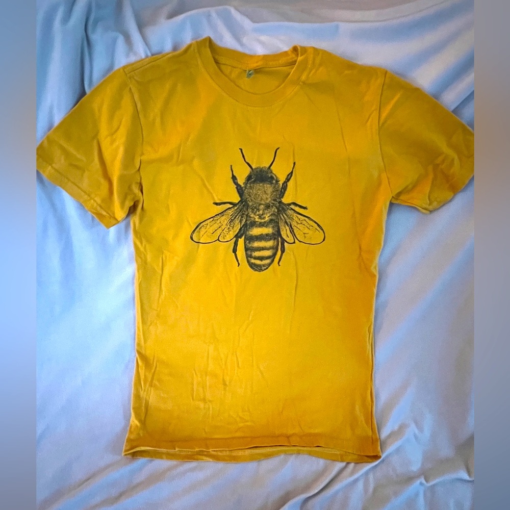 Yellow T-Shirt with Bee Print